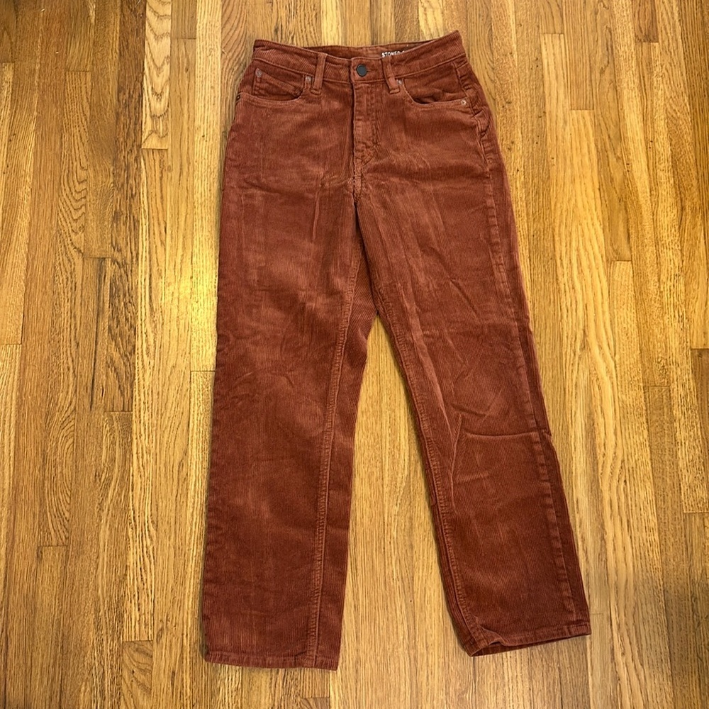 Burnt Orange Volcom Ribbed Size 25 Pants